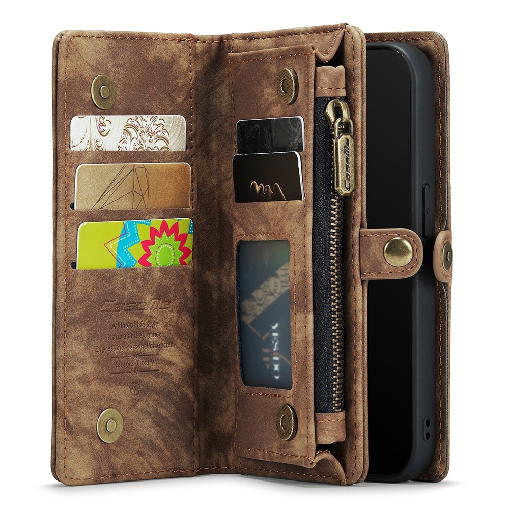 Multi-slot Mobiltaske iPhone 11 Pro Max Brun