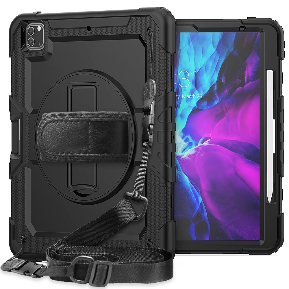 Stødsikker Full Protection Hybridcover iPad Pro 12.9 5th Gen (2021) sort
