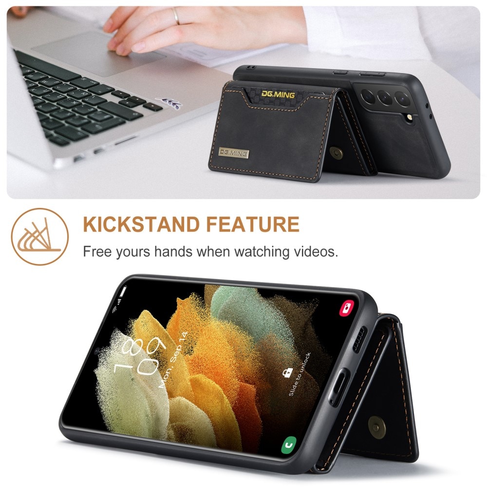 Magnetic Card Slot Case Samsung Galaxy S21 Sort