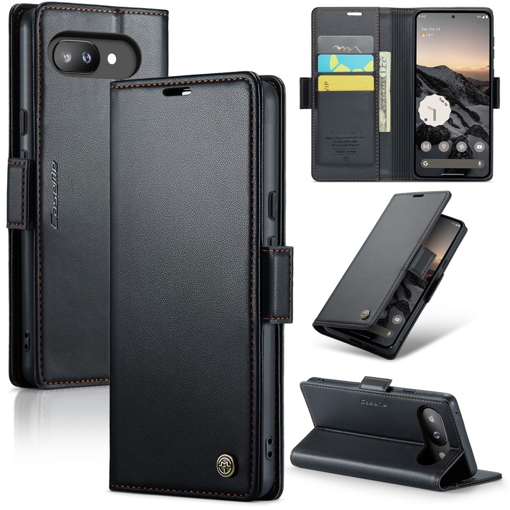 RFID blocking Slim Pung Etui Google Pixel 9a Sort