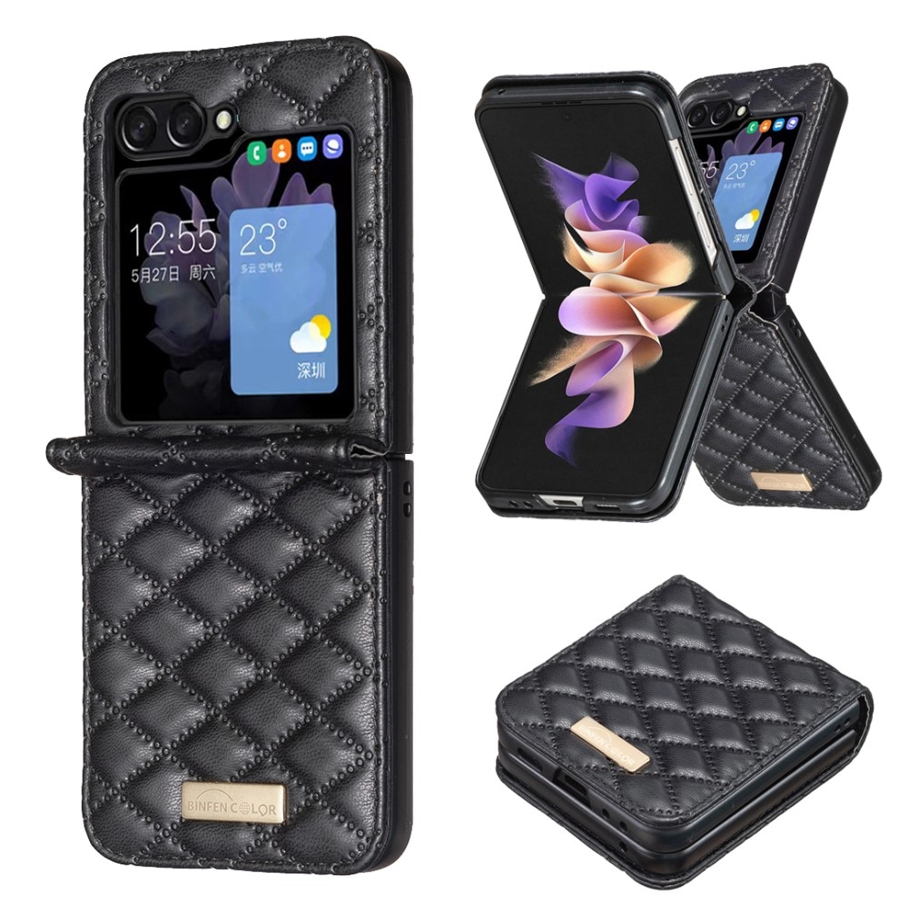Etui Samsung Galaxy Z Flip 6 Quilted sort