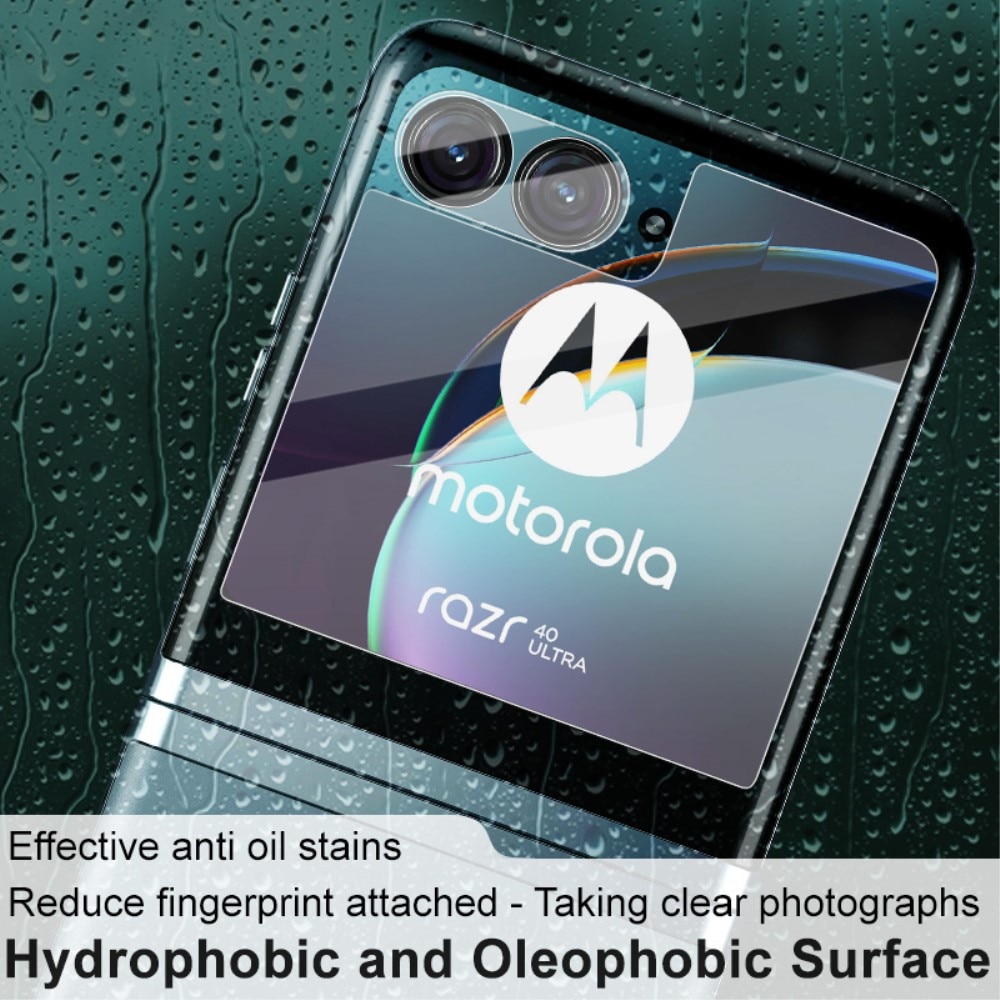 Hærdet Glas Linsebeskytter + Skærmbeskytter Motorola Razr 40 Ultra Gennemsigtig