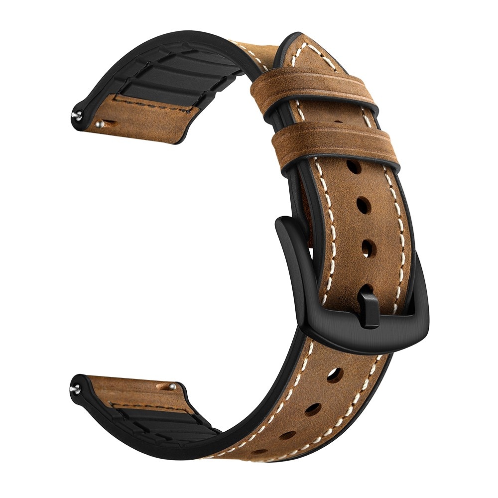 Premium Læderrem Huawei Watch GT 4 46mm Brun
