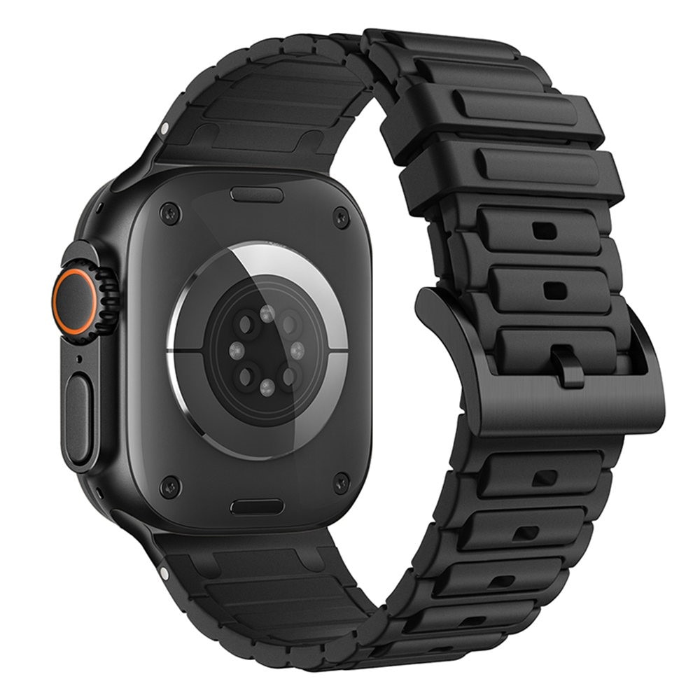 Tough Silicone Strap Apple Watch Ultra 49mm 2nd Gen Sort