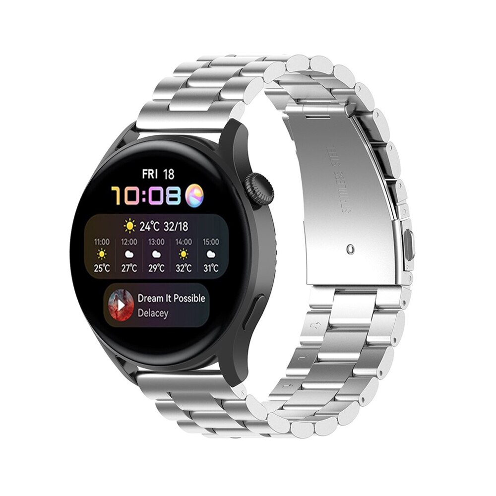 Metalarmbånd Huawei Watch 3/Watch 3 Pro Sølv