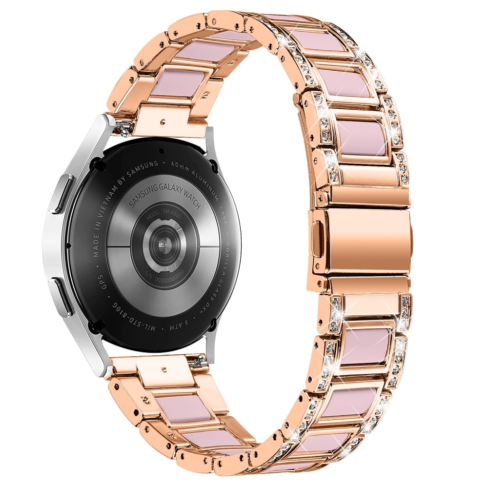 Diamond Bracelet Samsung Galaxy Watch 6 44mm Rosegold Rose