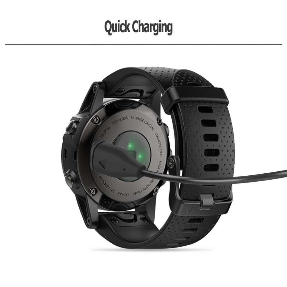 Garmin Approach S70 47mm opladerkabel 1 m Sort
