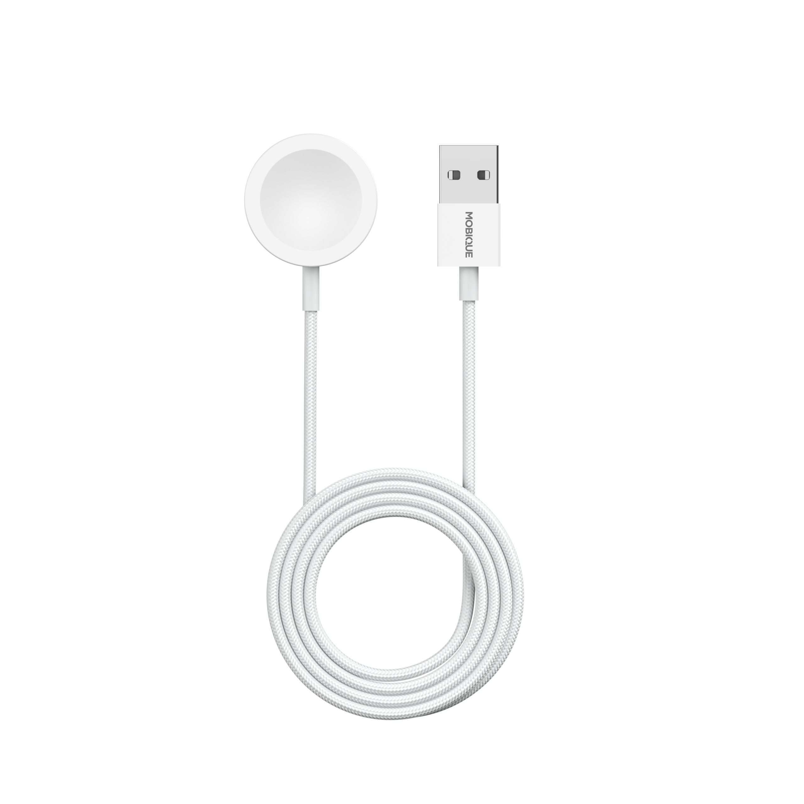 Apple Watch Series 10 42mm Magnetisk oplader USB-A Hvid