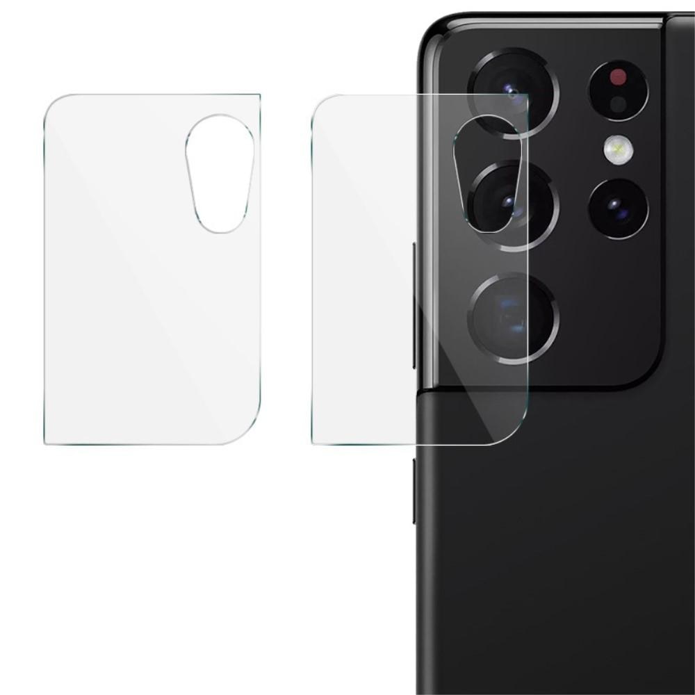 2-pak Hærdet Glas Linsebeskytter Samsung Galaxy S21 Gennemsigtig